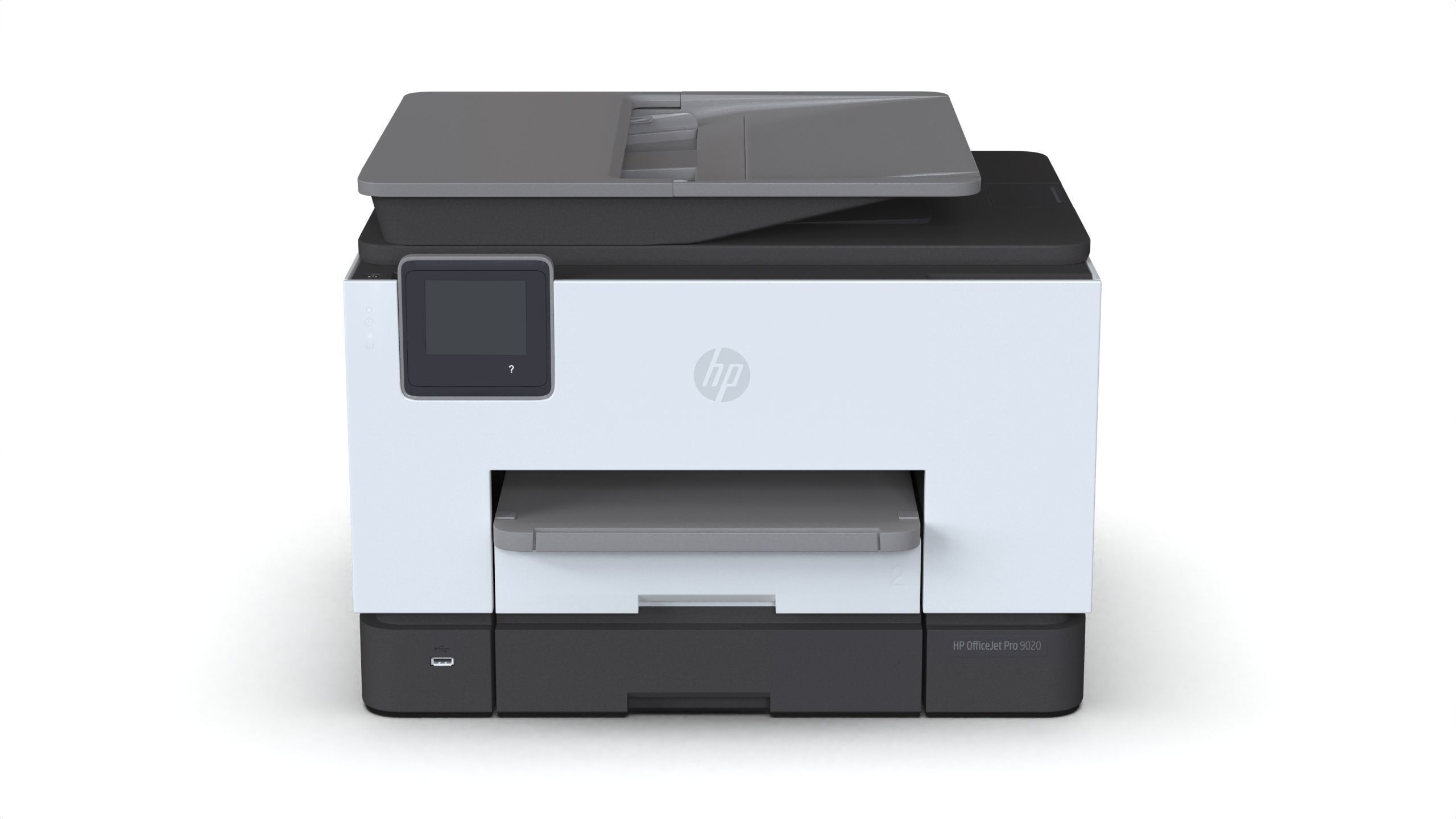 HP OfficeJet Pro 9025e Low-poly 3D model_10