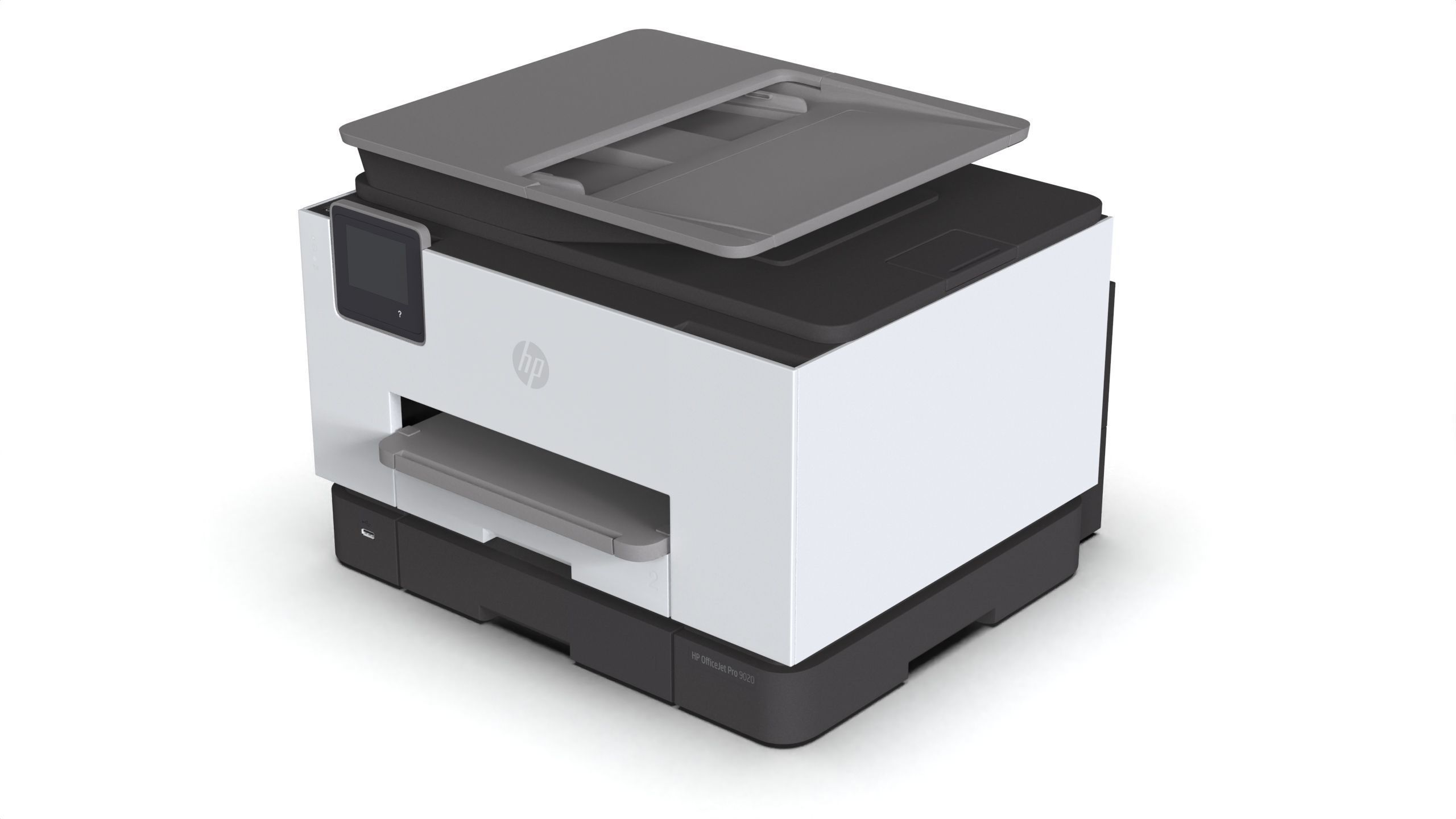 HP OfficeJet Pro 9025e Low-poly 3D model_1