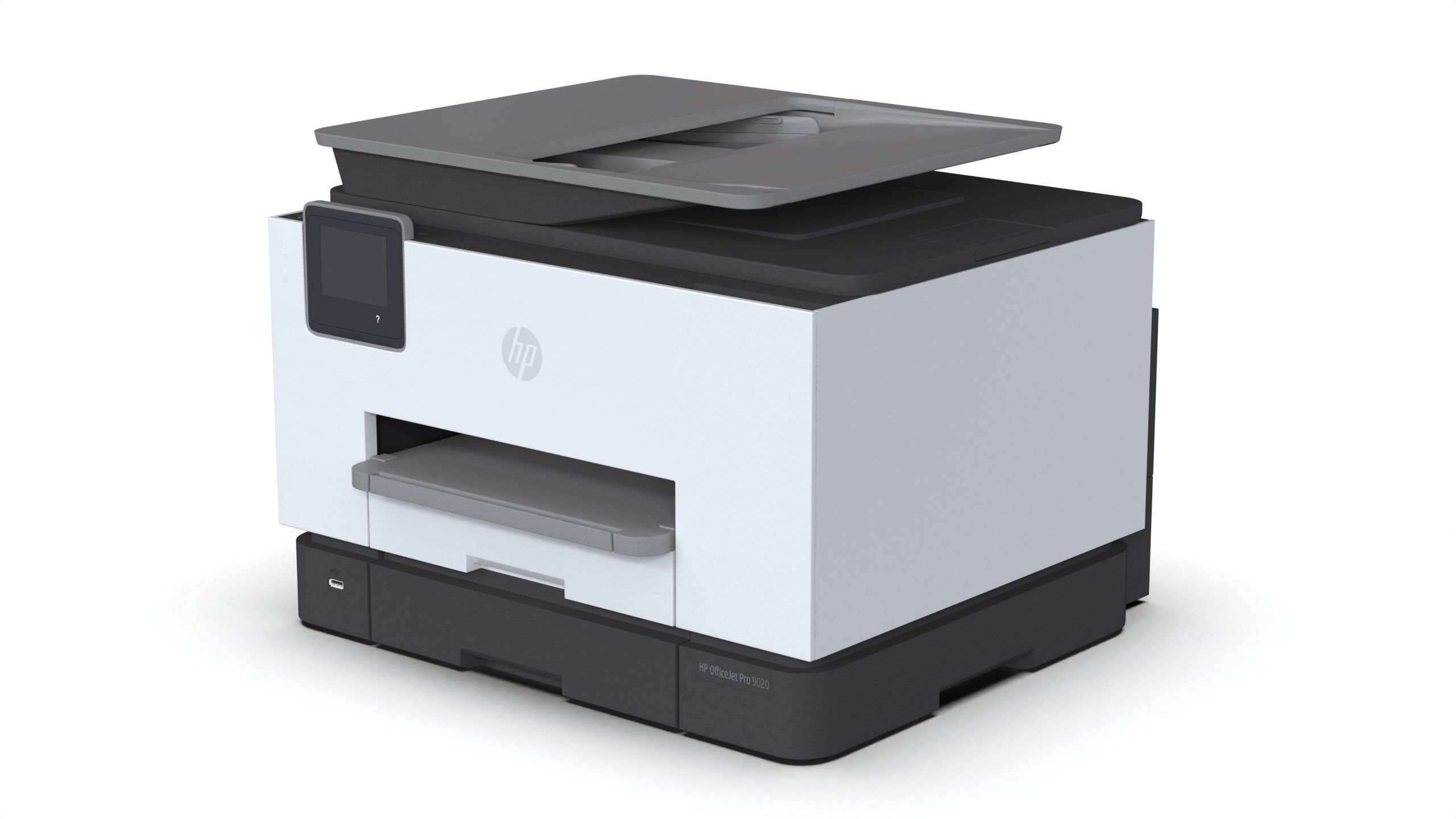 HP OfficeJet Pro 9025e Low-poly 3D model_9