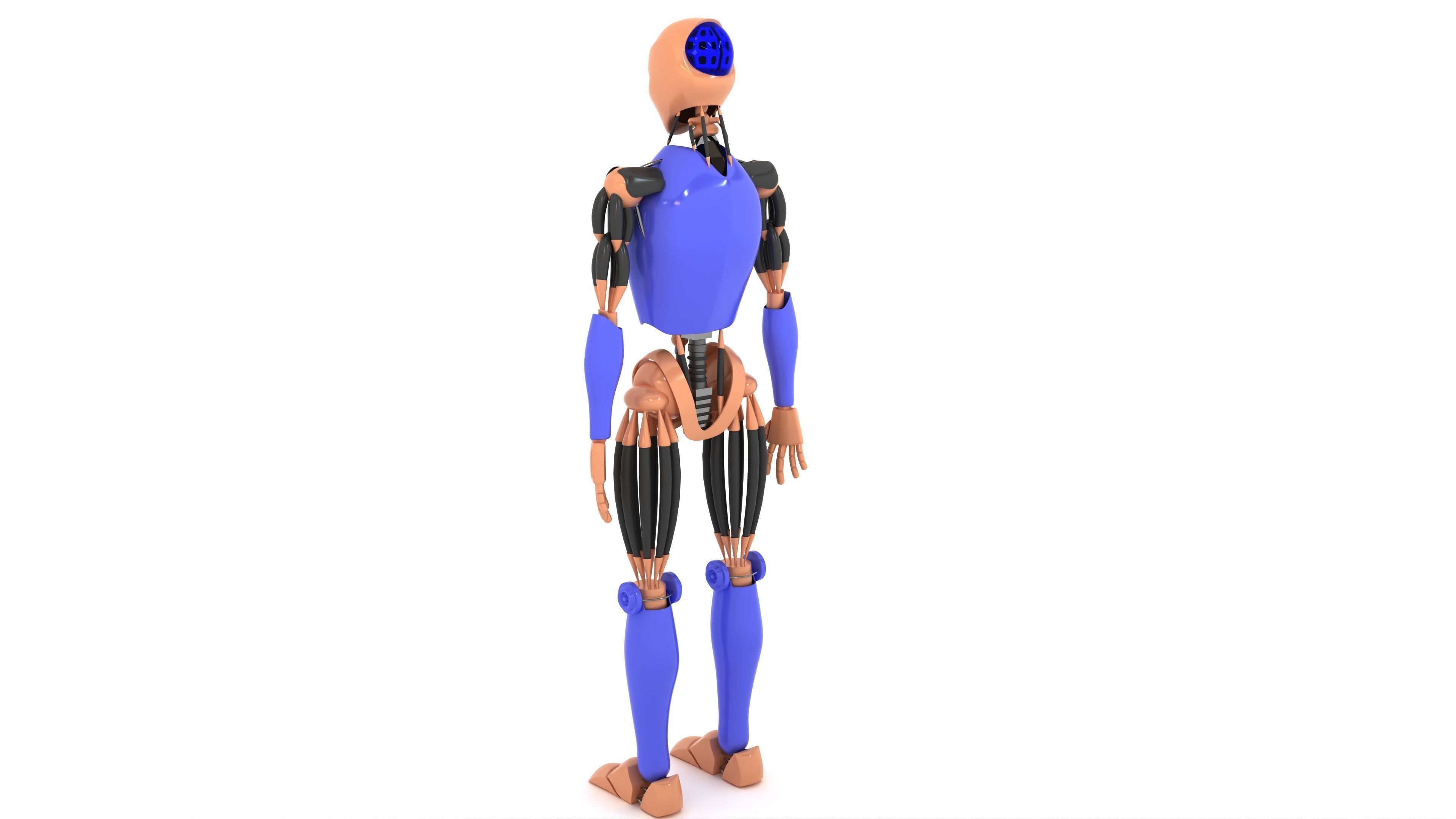 Humanoid Robot 3D model_1