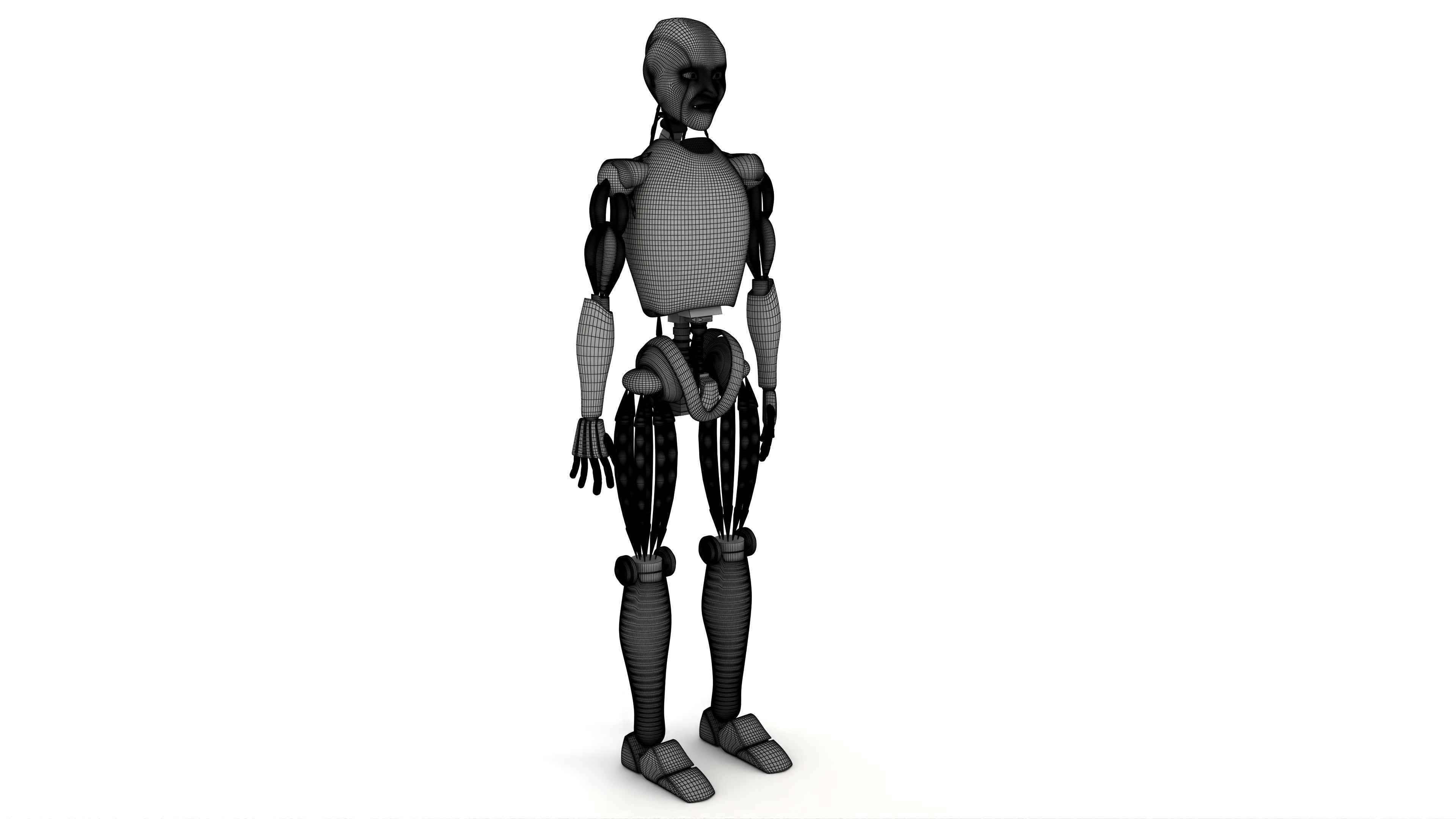 Humanoid Robot 3D model_5