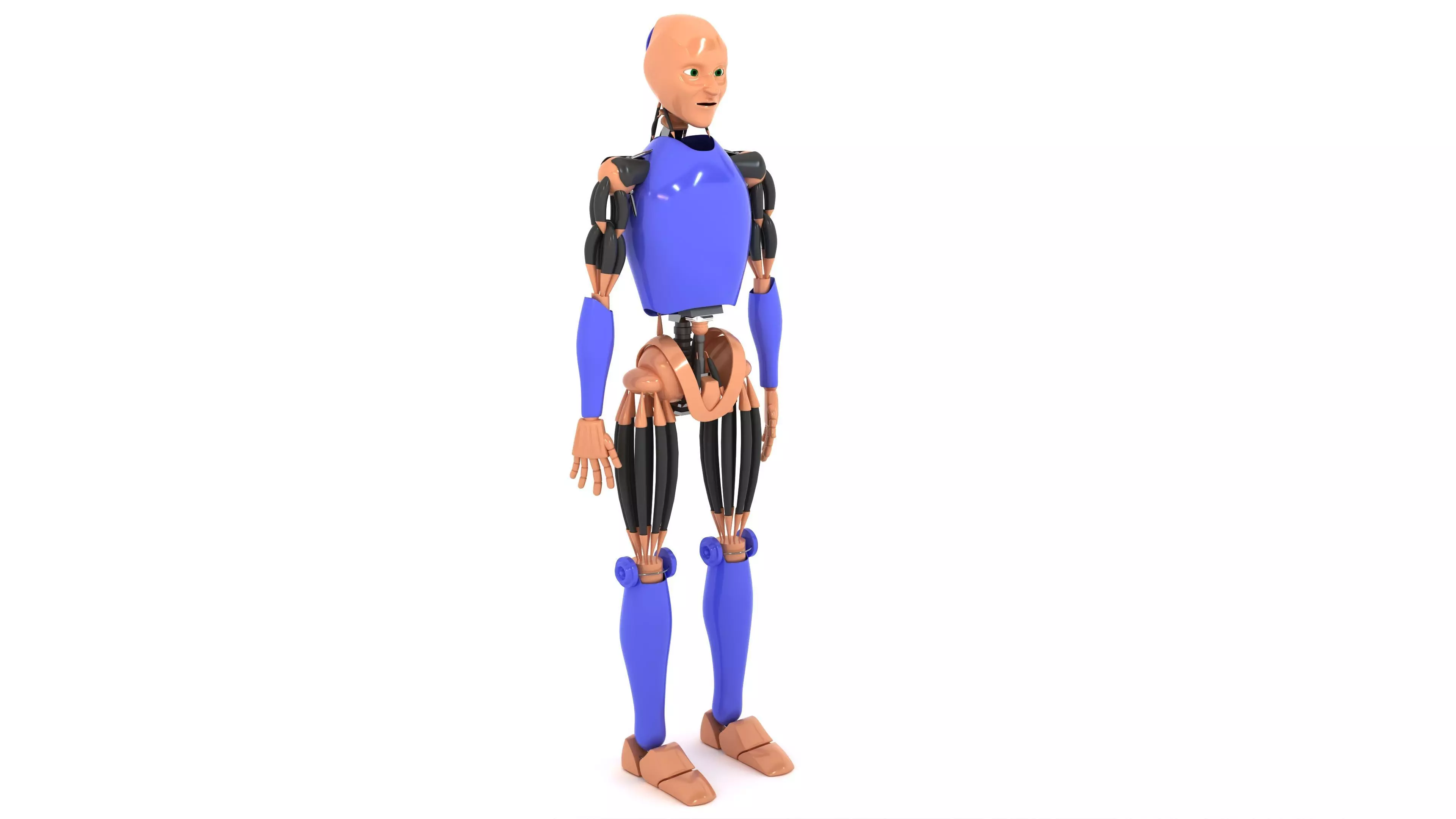 Humanoid Robot 3D model_0