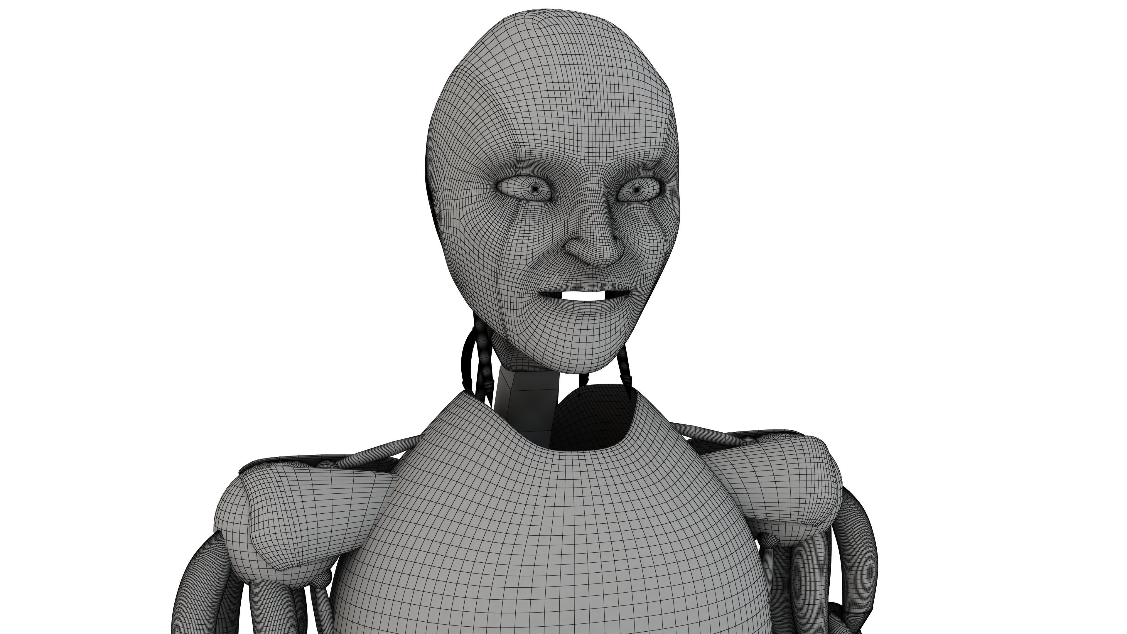Humanoid Robot 3D model_6