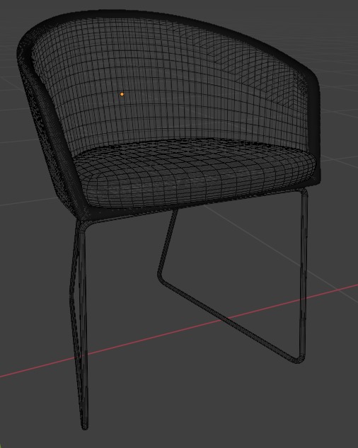 Capdell Moon chair 3D model_6