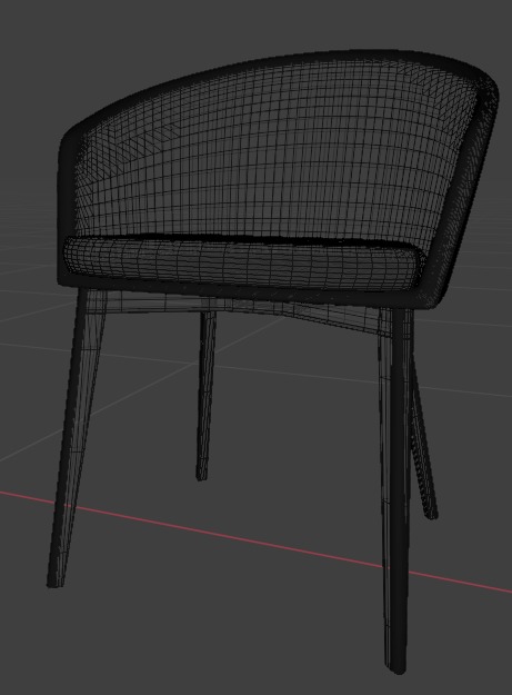 Capdell Moon chair 3D model_7