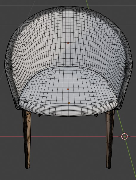 Capdell Moon chair 3D model_8