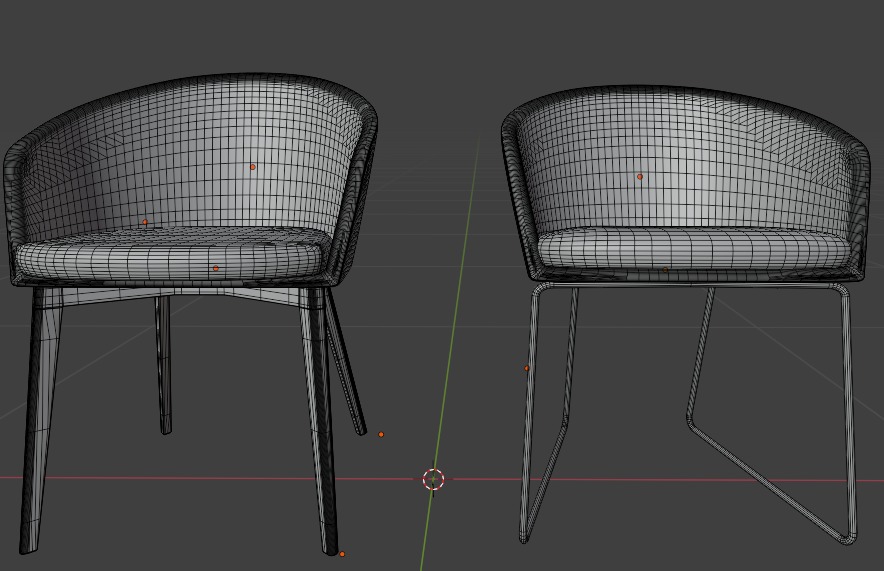 Capdell Moon chair 3D model_9
