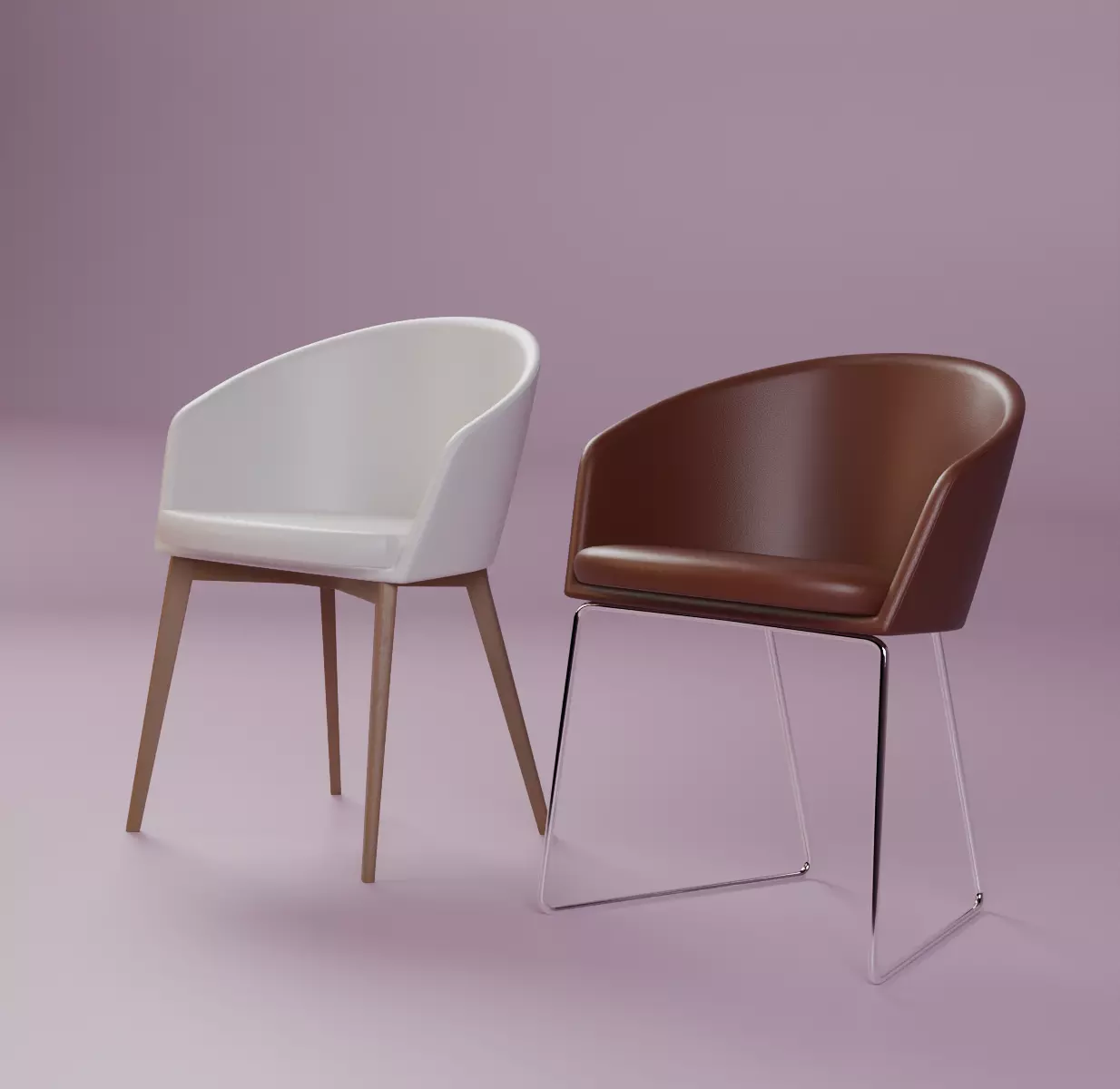 Capdell Moon chair 3D model_0