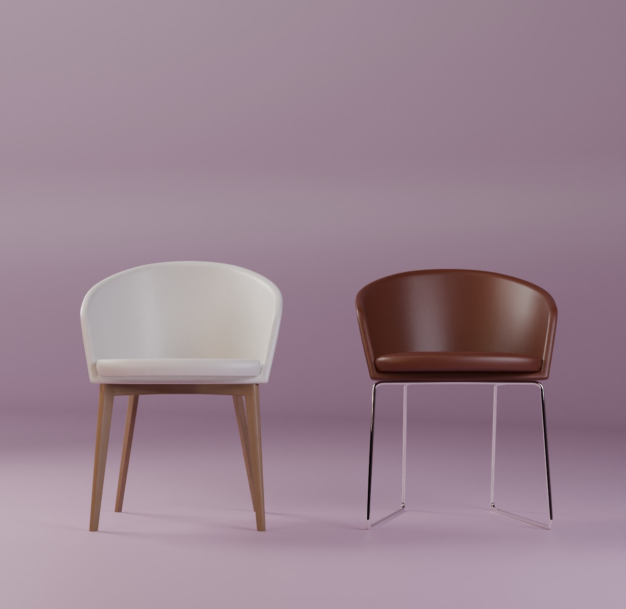 Capdell Moon chair 3D model_1