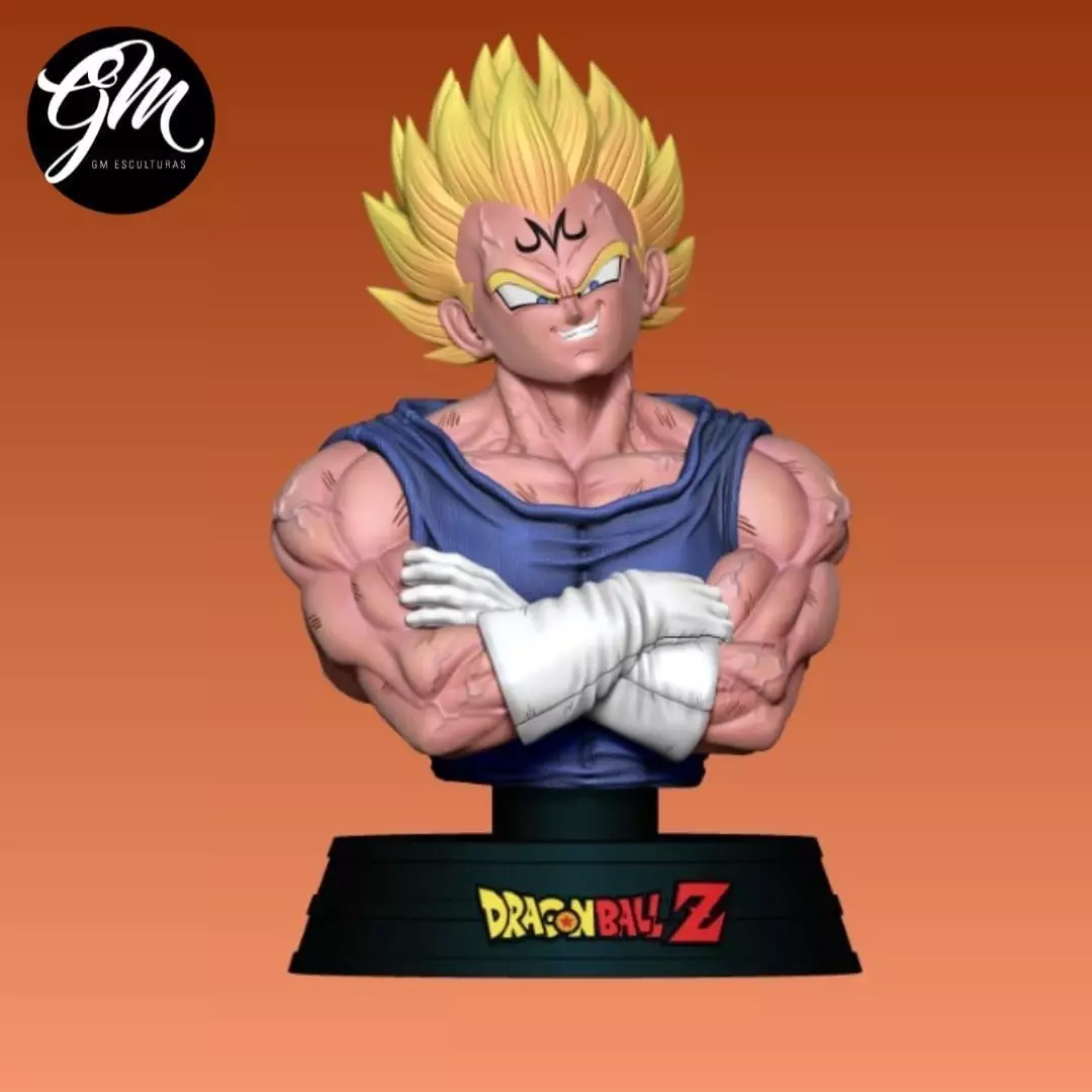 BUSTO MAJIN VEGETA 3D print model_0