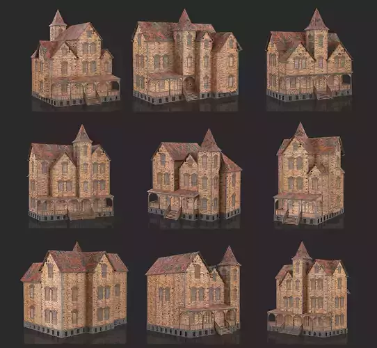 Old Abandoned Houses Collection 