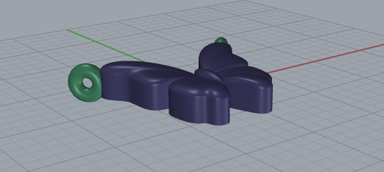 3d printing butterfly Necklace Pendant printable 3dmodel 3dm stl 3D print model_9