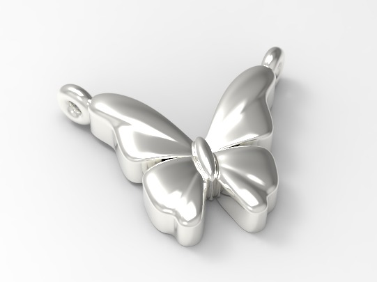 3d printing butterfly Necklace Pendant printable 3dmodel 3dm stl 3D print model_18