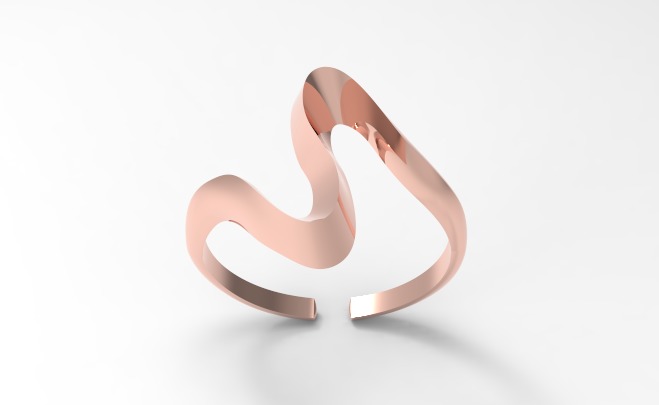 Minimal ring Ready for 3d printing 3dm stl 3D print model_17