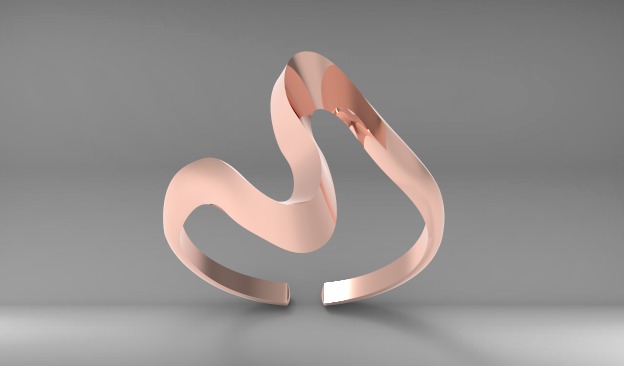 Minimal ring Ready for 3d printing 3dm stl 3D print model_14
