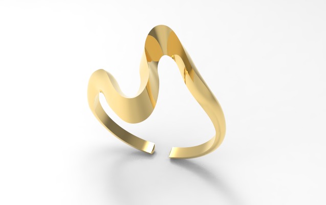Minimal ring Ready for 3d printing 3dm stl 3D print model_13