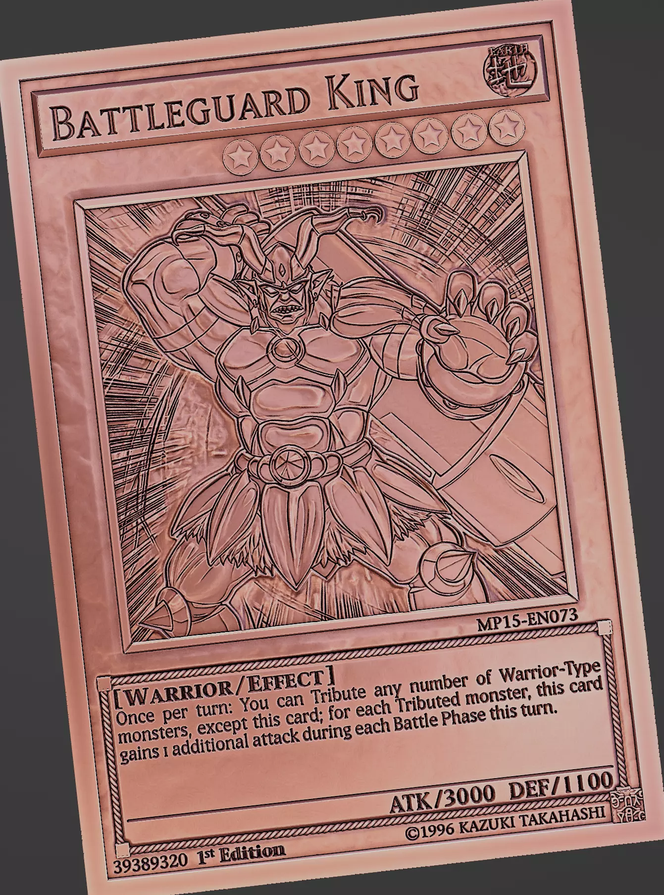 Battleguard King - yu-gi-oh Free 3D print model