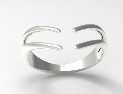Minimal ring Ready for 3d printing 3dm stl 3D print model_26