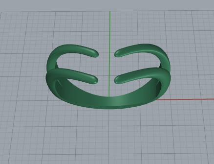 Minimal ring Ready for 3d printing 3dm stl 3D print model_6