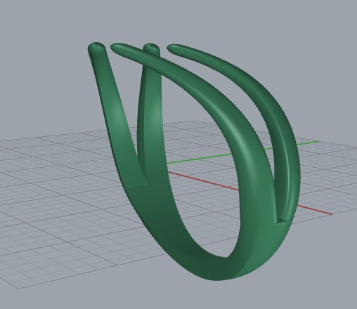 Minimal ring Ready for 3d printing 3dm stl 3D print model_7