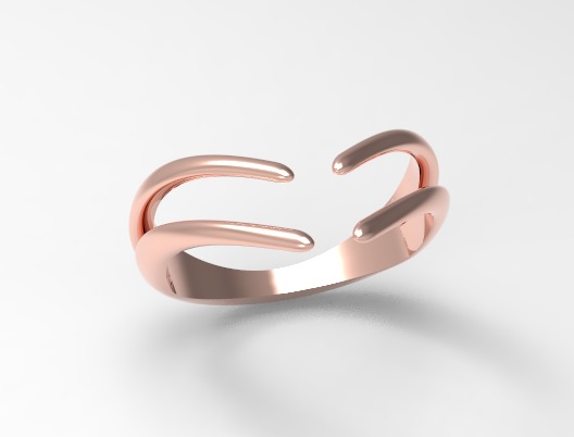 Minimal ring Ready for 3d printing 3dm stl 3D print model_12