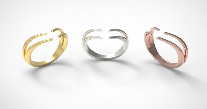 Minimal ring Ready for 3d printing 3dm stl 3D print model