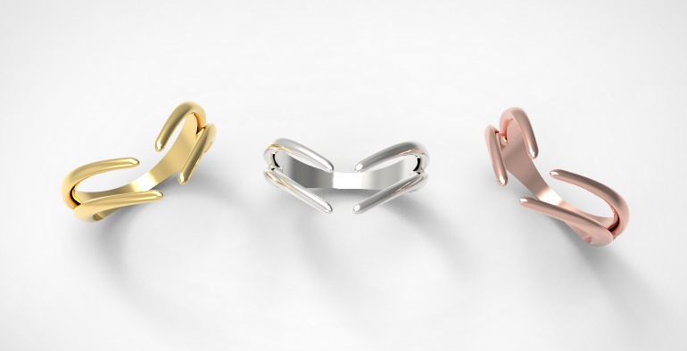 Minimal ring Ready for 3d printing 3dm stl 3D print model_14