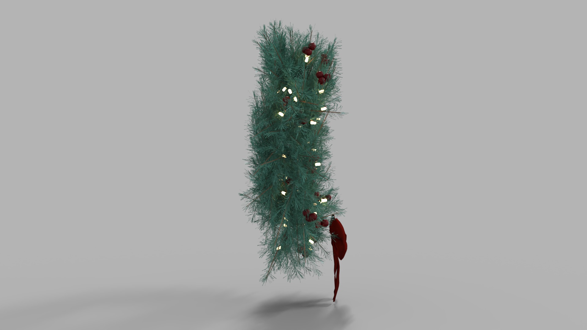 Wreath  Low-poly 3D model_3