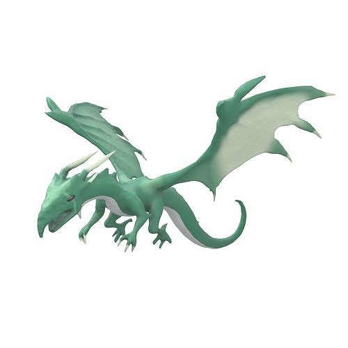 Sky Dragon Character v1 001 Low-poly 3D model