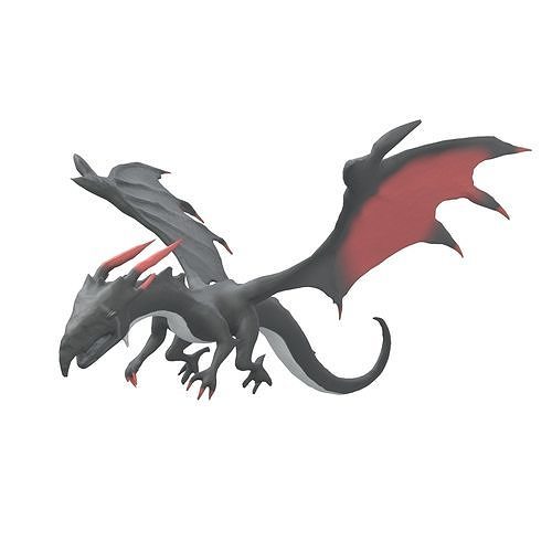 Sky Dragon Character v1 002 Low-poly 3D model