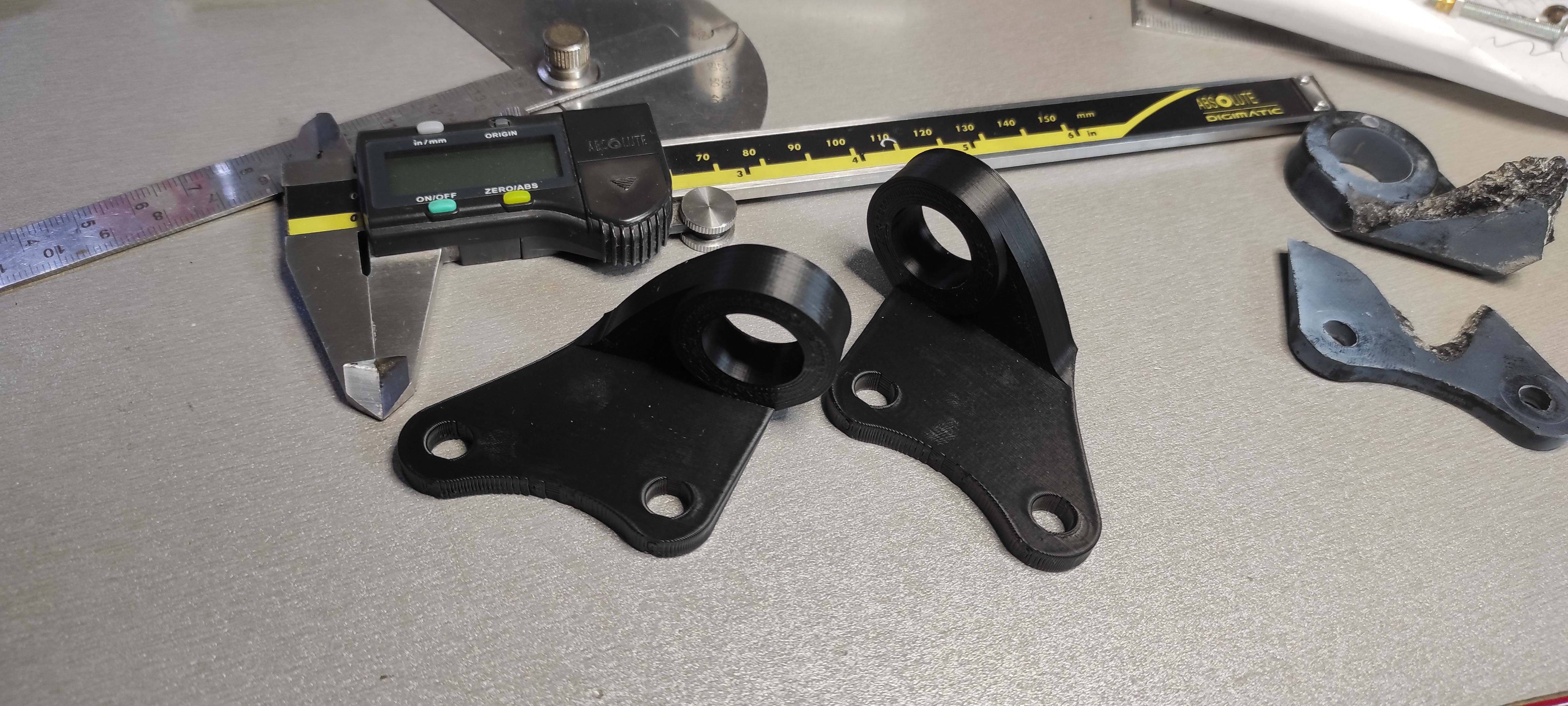 Kayo Motorcycle K2 fuel tank support LEFT-RIGHT 3D print model_2