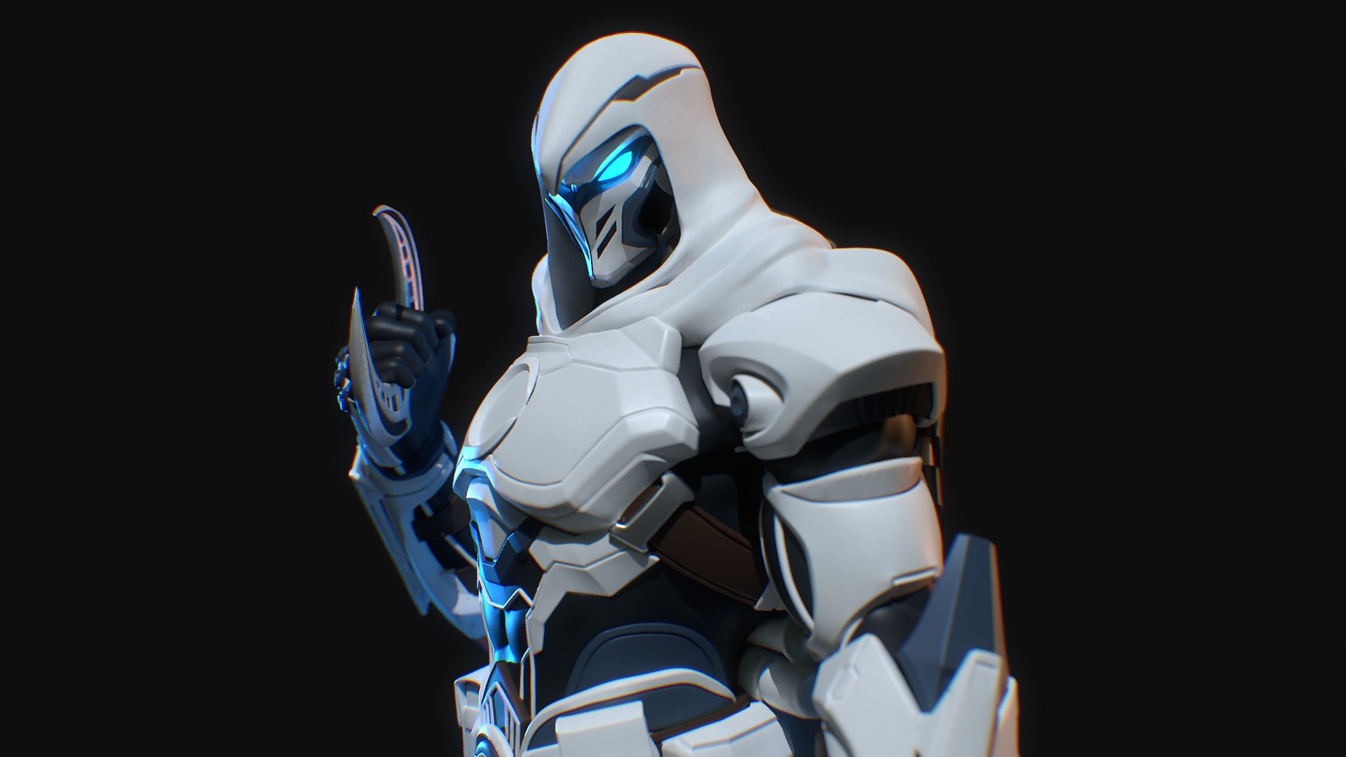 Marvel Rivals Moon Knight 3D Printing Statue 3D print model_6