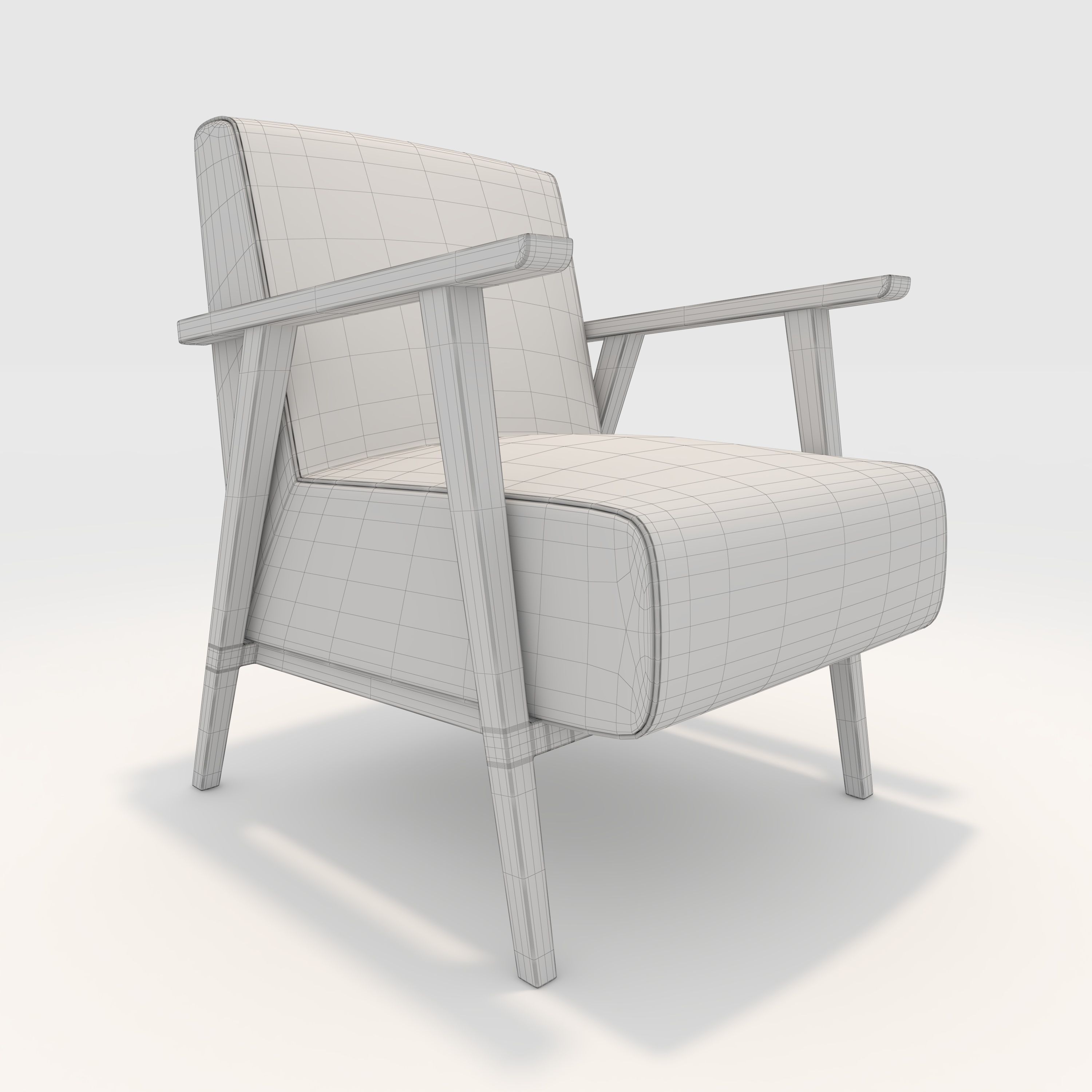 Armchair 34 3D model_9