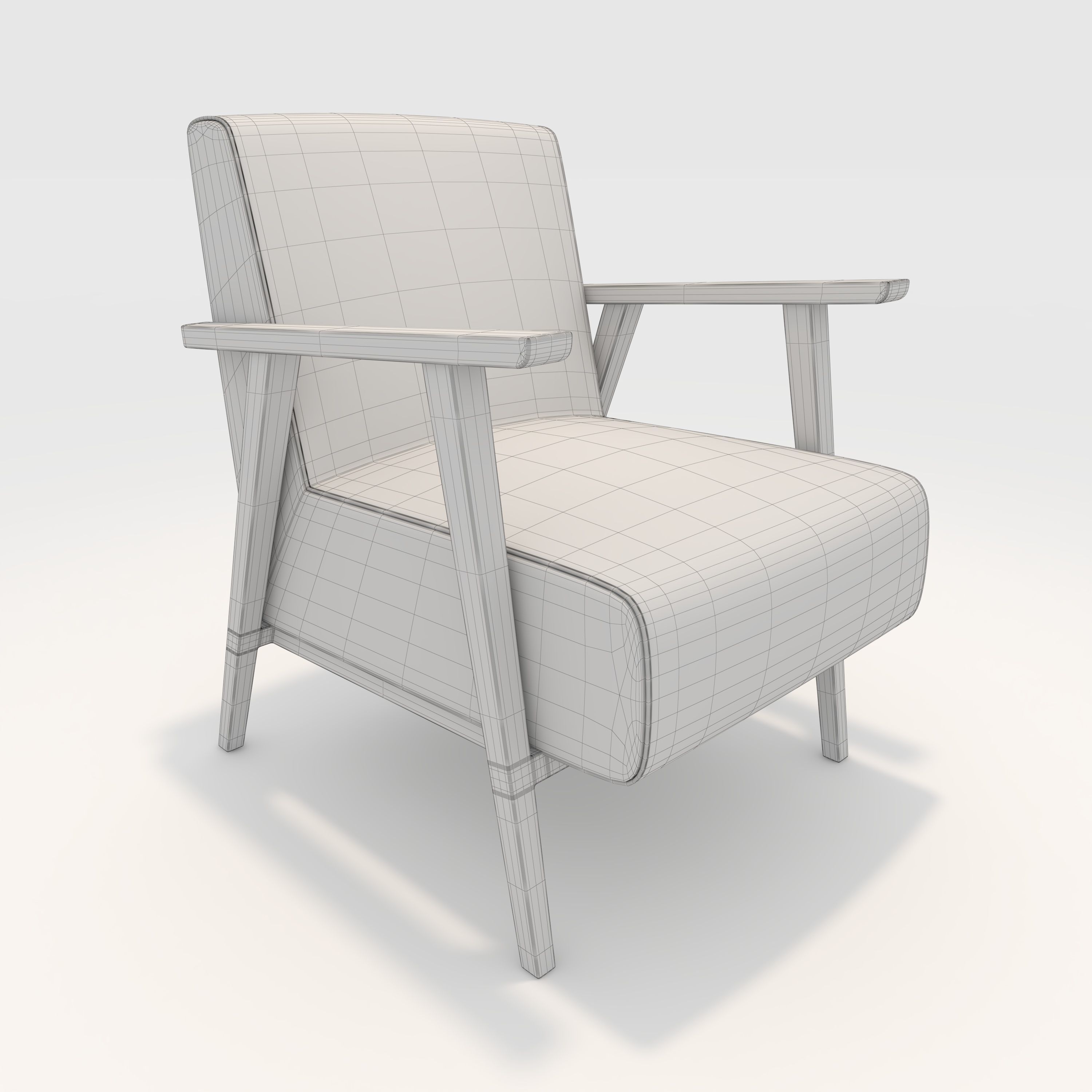 Armchair 34 3D model_1