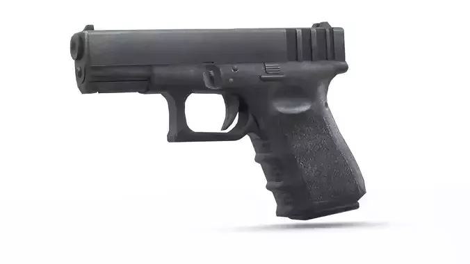 Glock 19 3D Model Fully Detailed and Game Ready