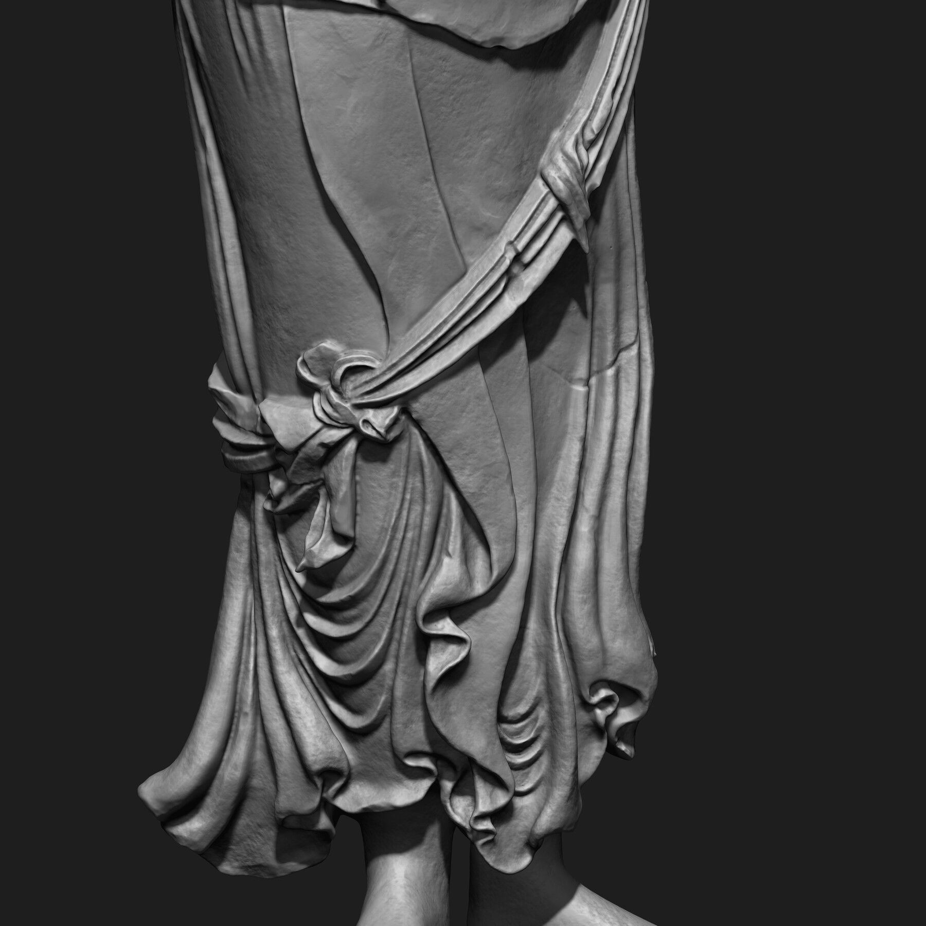 5 in One Highpoly Sculpture Stl Obj Fbx Sculpted in Zbrush 2019 3D model_19