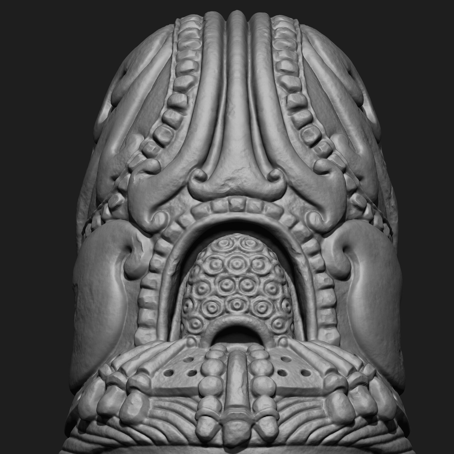 5 in One Highpoly Sculpture Stl Obj Fbx Sculpted in Zbrush 2019 3D model_25