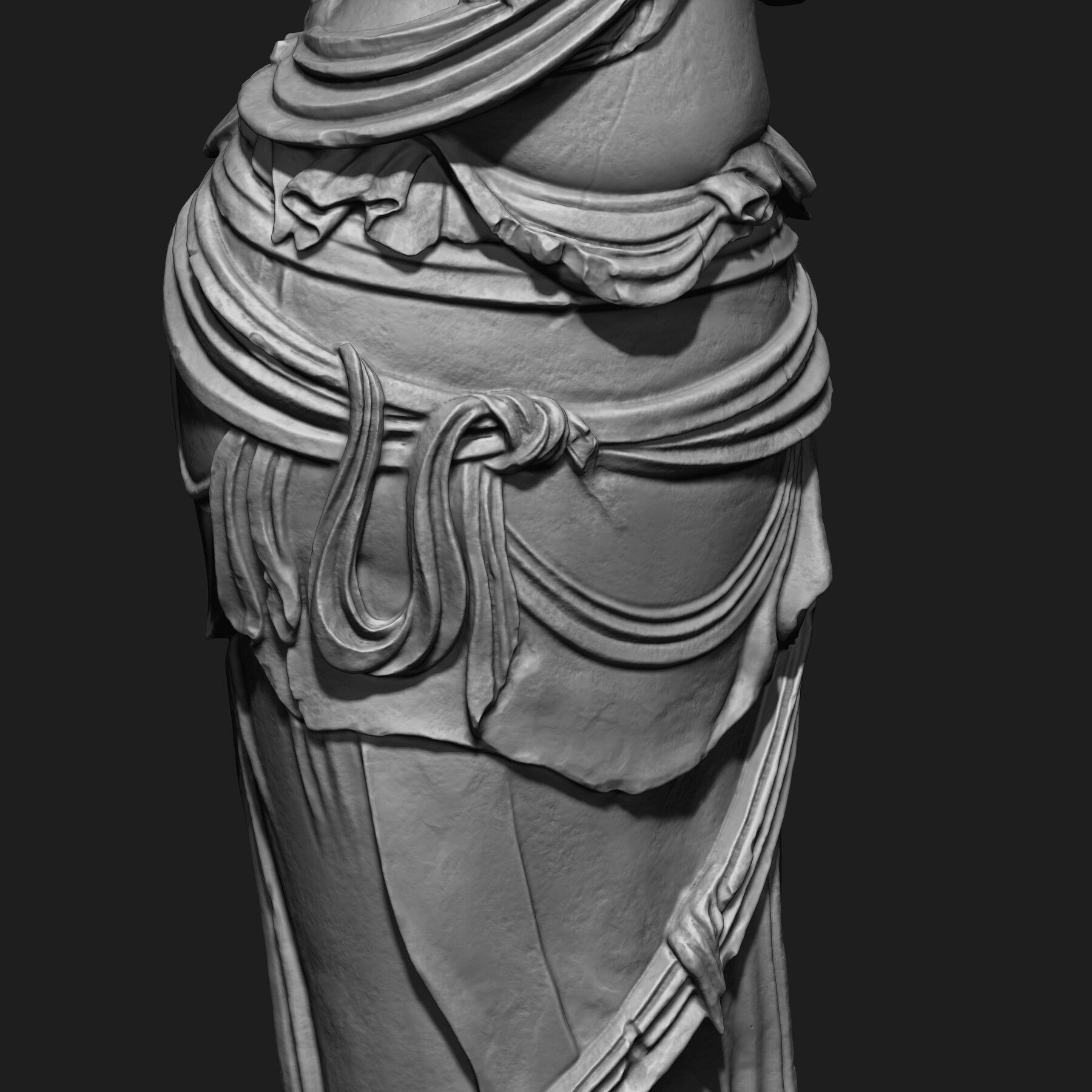 5 in One Highpoly Sculpture Stl Obj Fbx Sculpted in Zbrush 2019 3D model_21