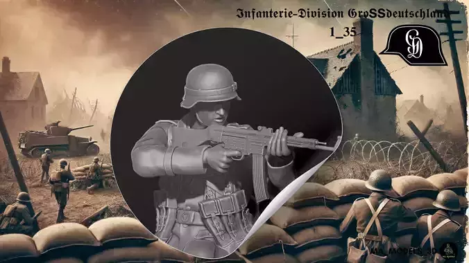 ww2 Infanterie Division Grossdeutschland STG44 Schuetze 1-35 