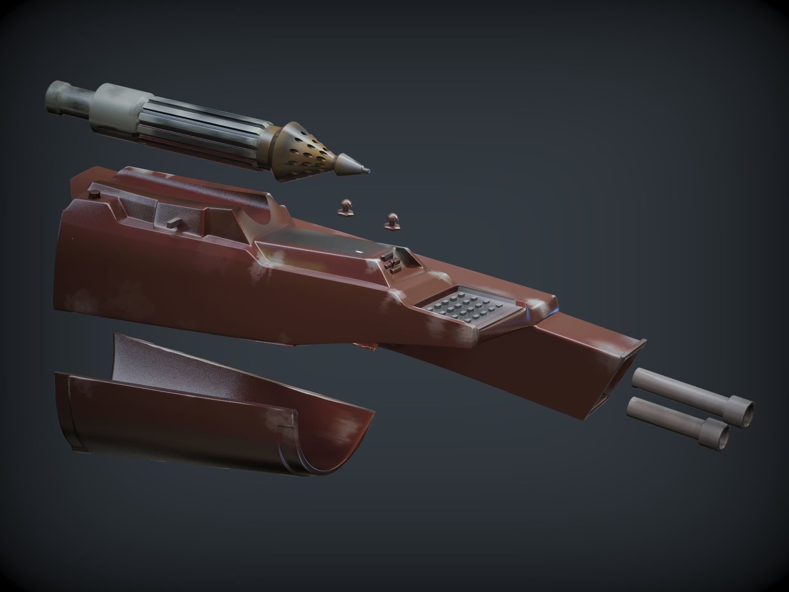 BOBA FETT GAUNTLETS  3D print model_4