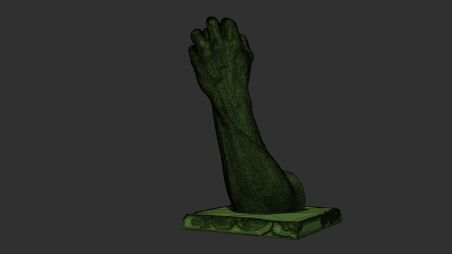 3D Printable Veined Muscular Hand Gripping Ball - High-Detail 3D print model_5