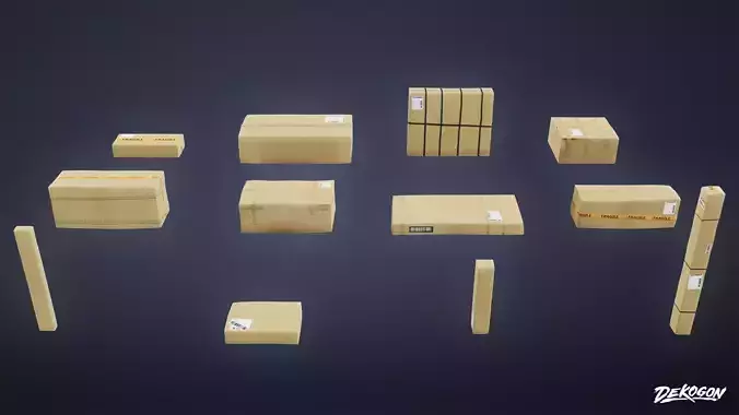 JOBSITE - Large Post Box 01 - LOW POLY AND NANITE