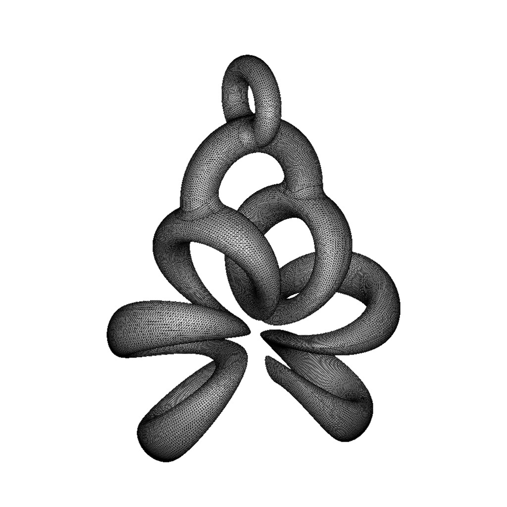 Spring Earring 3D print model_3