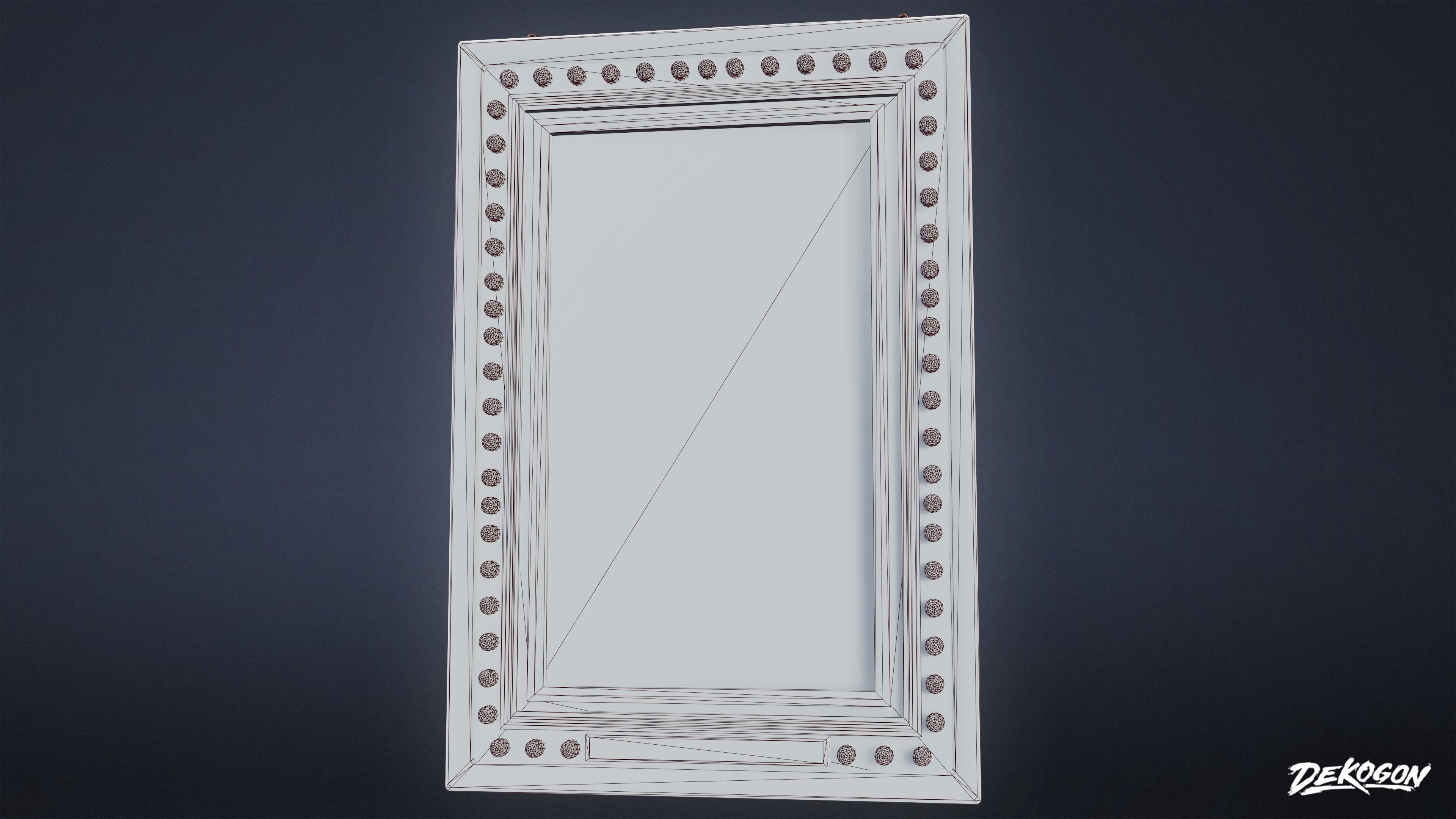 JOBSITE - Movie Poster Marquee 01 - LOW POLY AND NANITE Low-poly 3D model_8