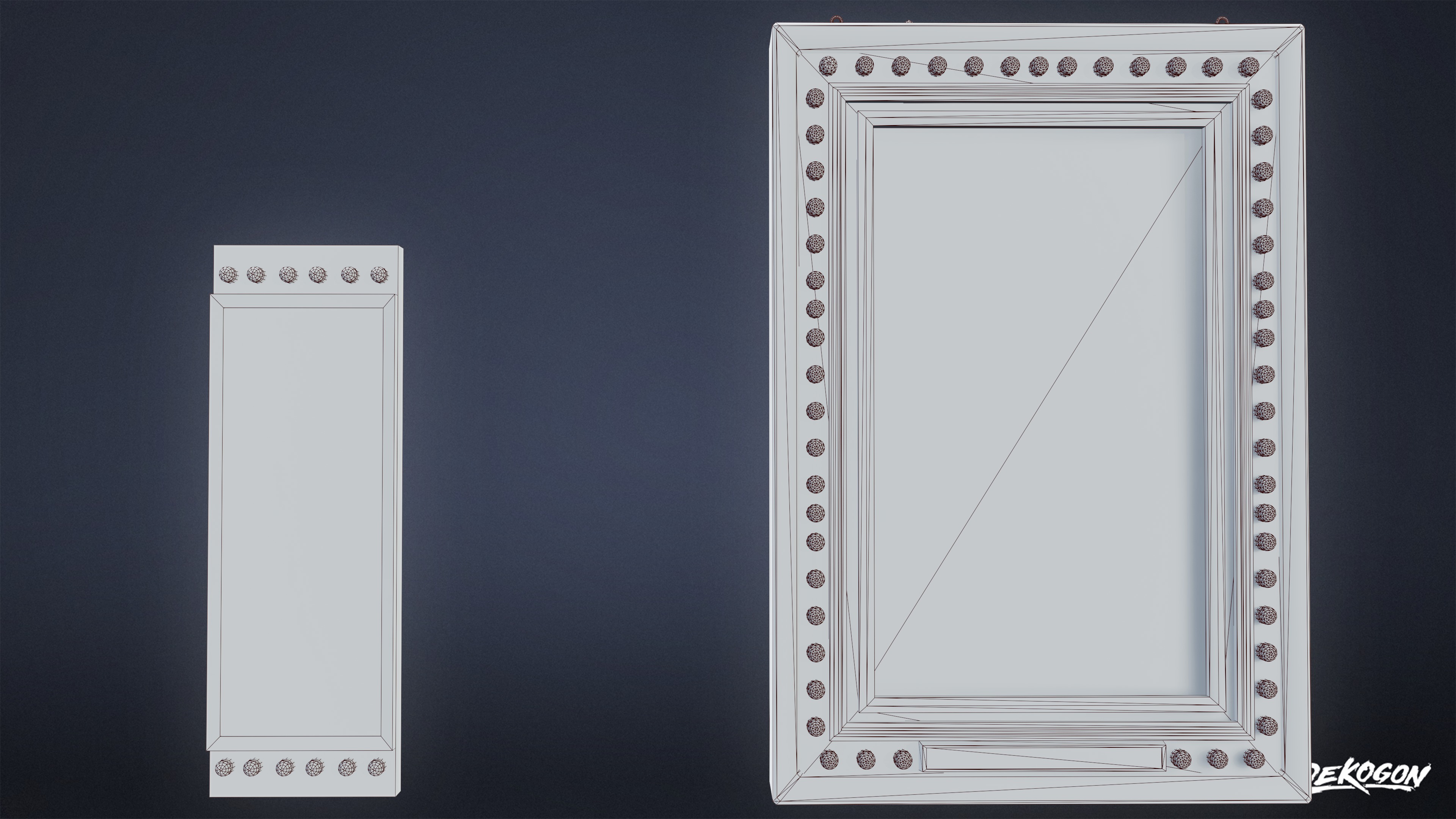 JOBSITE - Movie Poster Marquee 01 - LOW POLY AND NANITE Low-poly 3D model_9