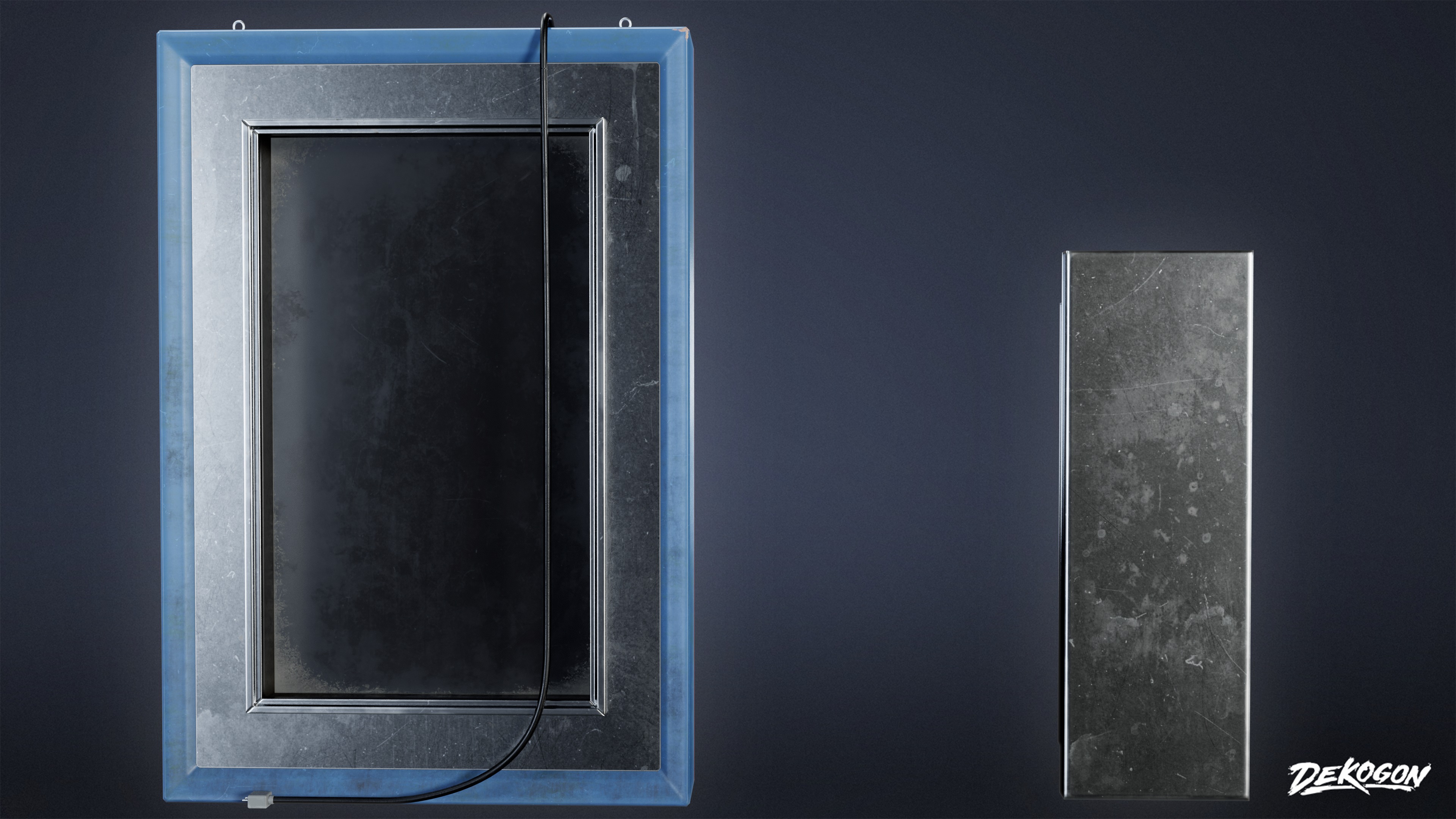 JOBSITE - Movie Poster Marquee 01 - LOW POLY AND NANITE Low-poly 3D model_1