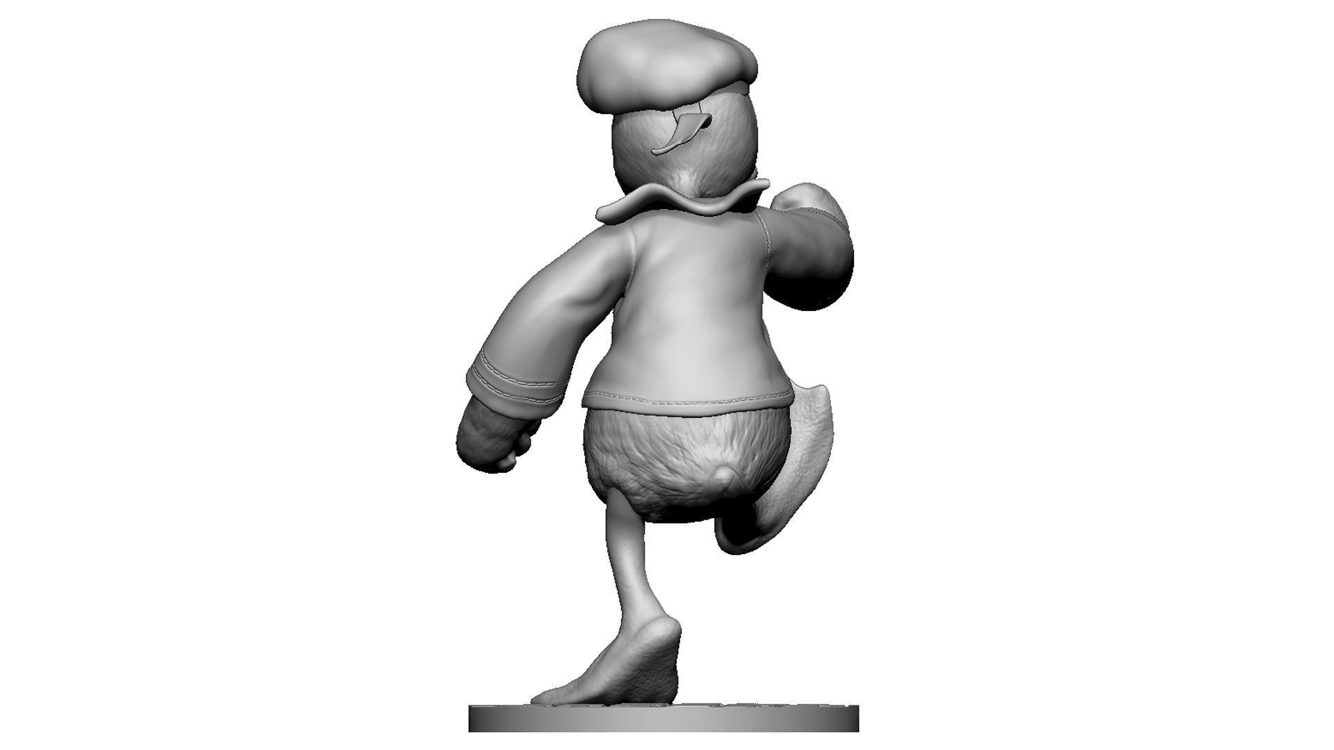 Donald Duck for 3D Printing Stl 3D print model_12