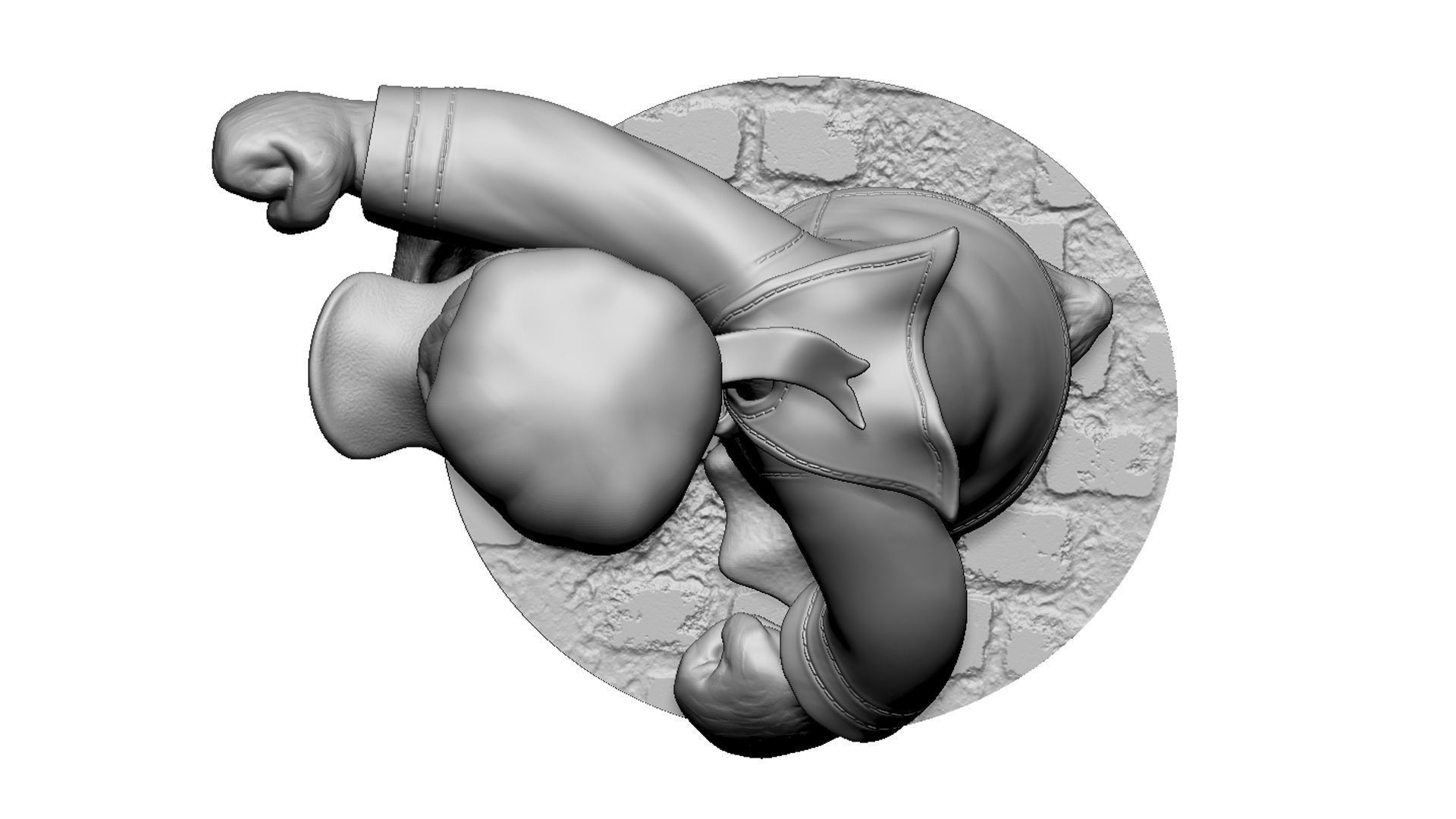 Donald Duck for 3D Printing Stl 3D print model_7