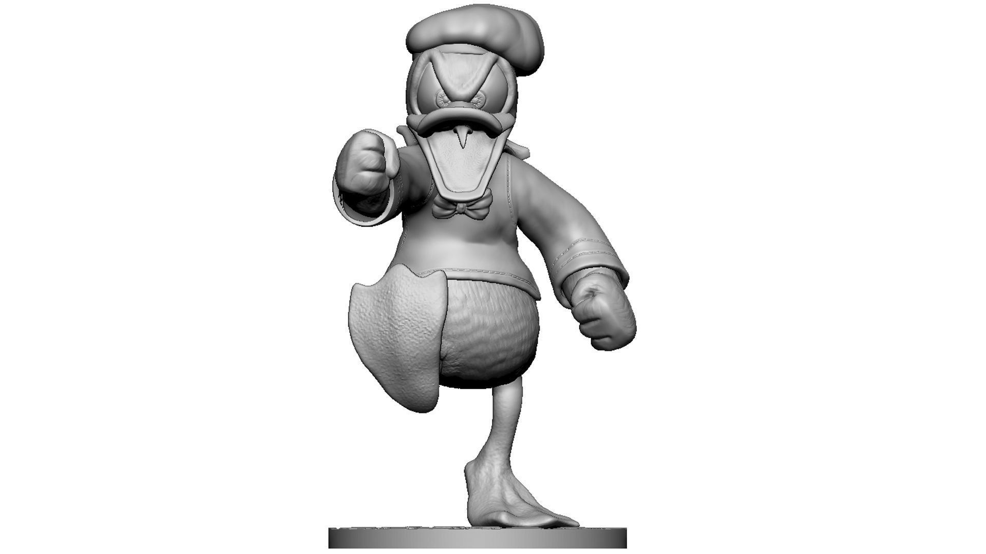 Donald Duck for 3D Printing Stl 3D print model_5