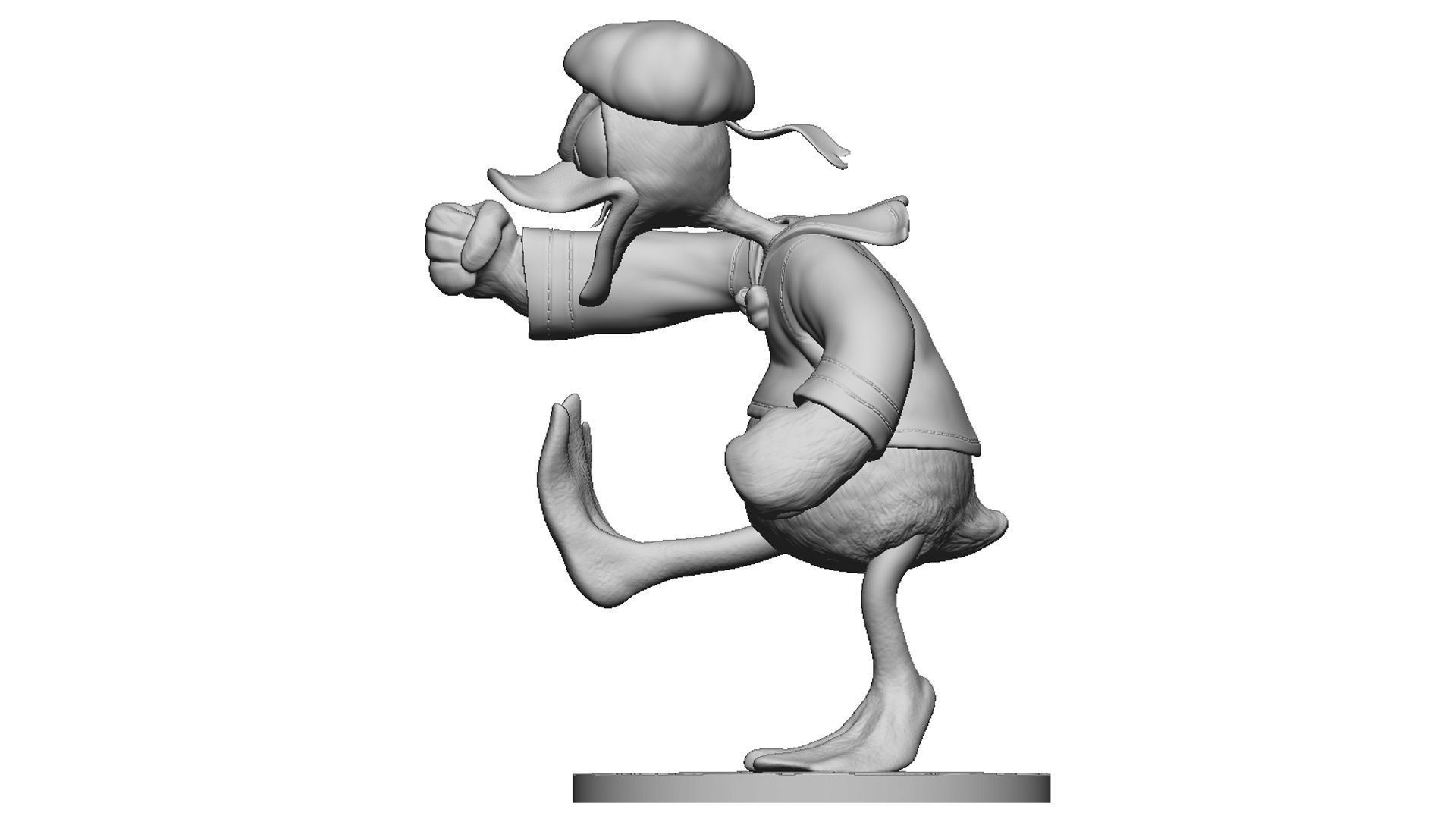 Donald Duck for 3D Printing Stl 3D print model_9